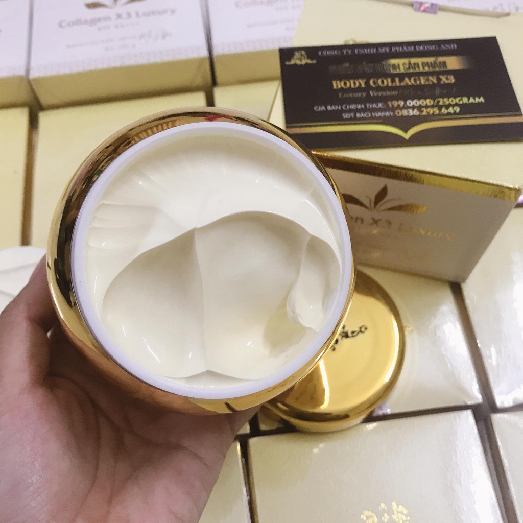 [Chính hãng] Kem dưỡng Body Collagen Luxury x3