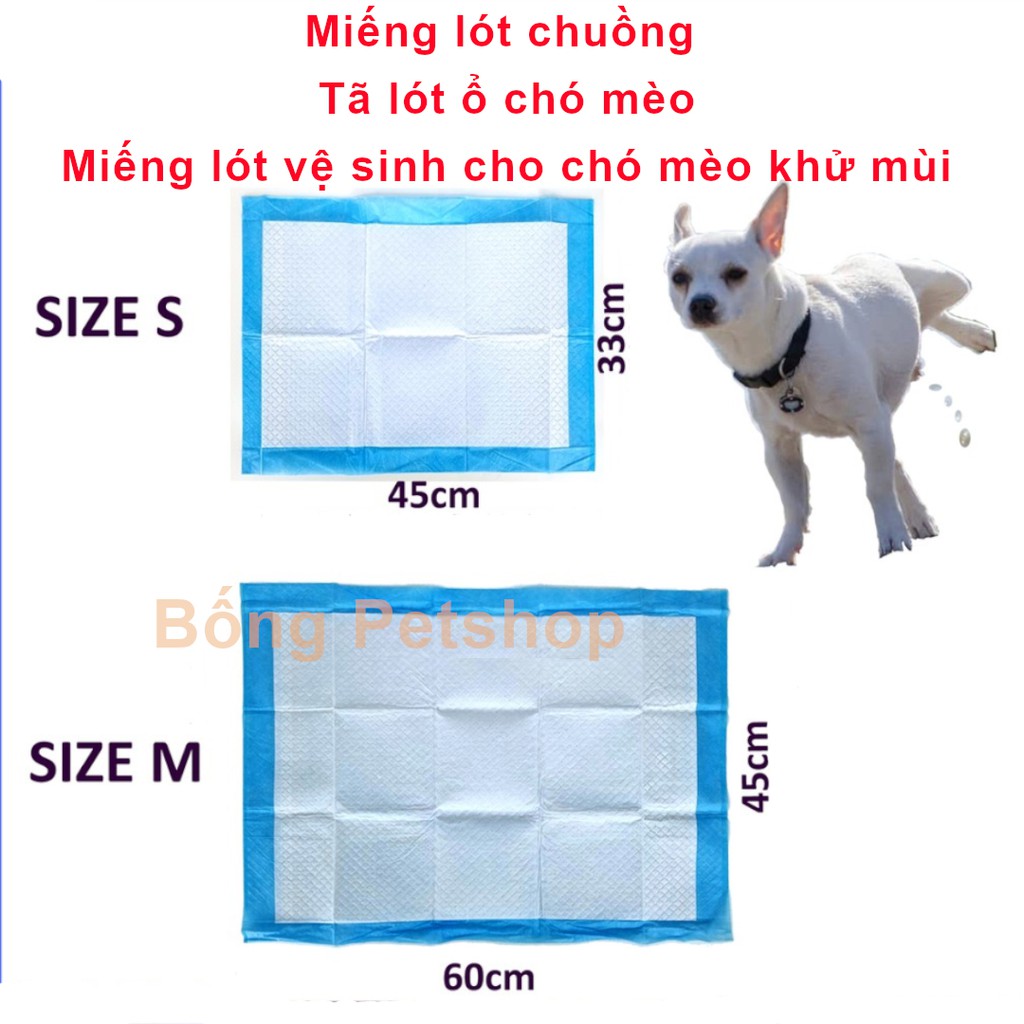 [Túi 2.5kg] Tã lót ổ chó mèo - Miếng lót chuồng chuồng chó mèo - Miếng lót vệ sinh khử mùi, siêu thấm