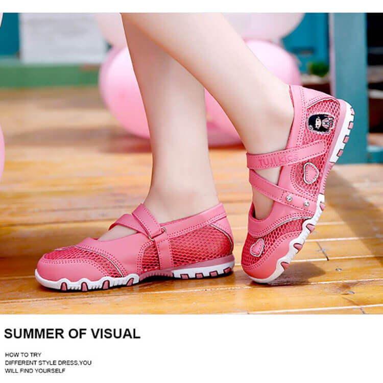 Giày búp bê bé gái màu hồng xuất khẩu cao cấp từ 3 - 12 tuổi PD302