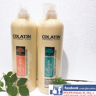  CẶP DẦU GỘI XẢ COLATIN NATURAL CARE