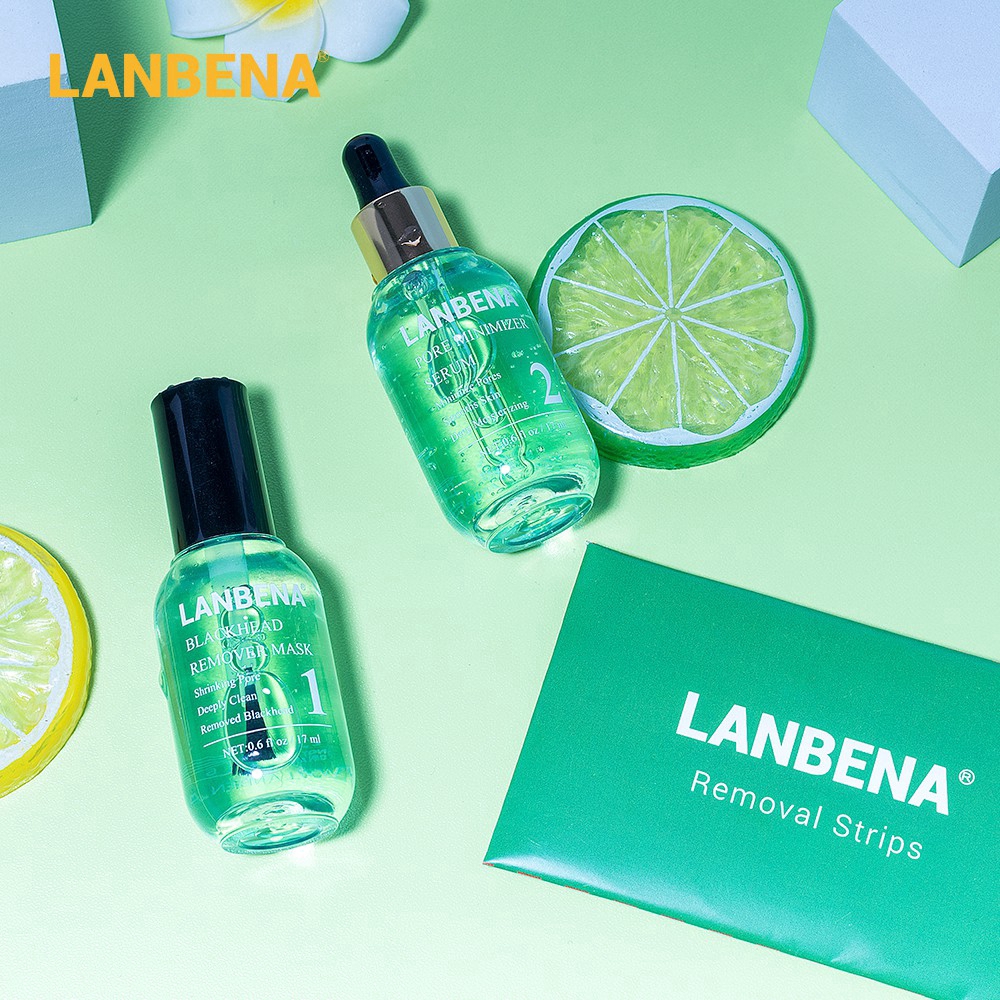 Bộ Tinh Chất Trà Xanh LANBENA 17ml Giúp Loại Bỏ Mụn Đầu Đen | BigBuy360 - bigbuy360.vn