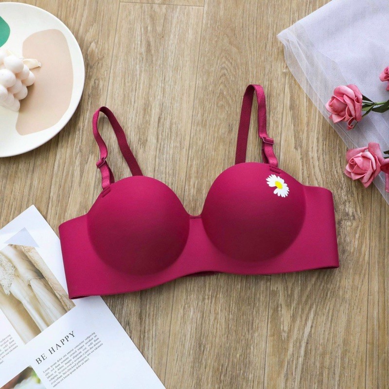 ♥️ Áo Lót Nữ ♥️Áo ngực su mút dày in hoa cúc cúp tròn A1008 | BigBuy360 - bigbuy360.vn