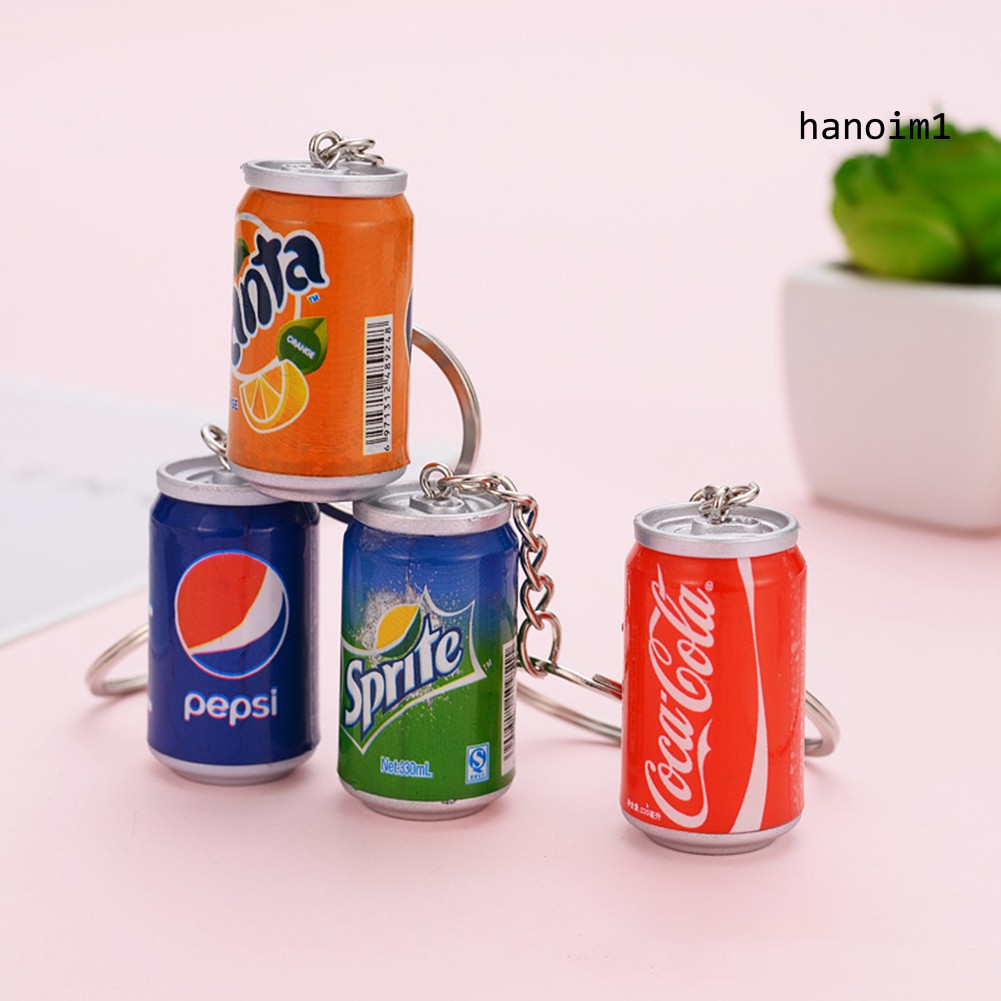 Móc Gắn Chìa Khóa Hình Lon Nước Coca Độc Đáo