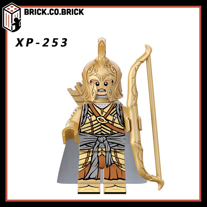 Castle lính gác trong phim Lord of the rings Đồ chơi lắp ráp sáng tạo- Non lego và minifigure nhân vật trung cổ KT1032