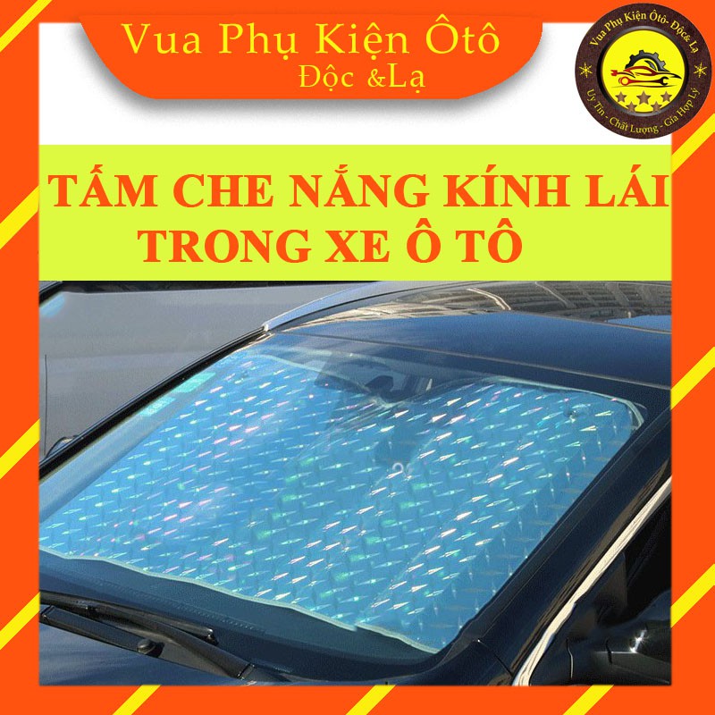 [Mã LIFEAU5SALE giảm 20k đơn 50k] TẤM CHẮN NẮNG KÍNH LÁI TRONG XE TRÁNG BẠC