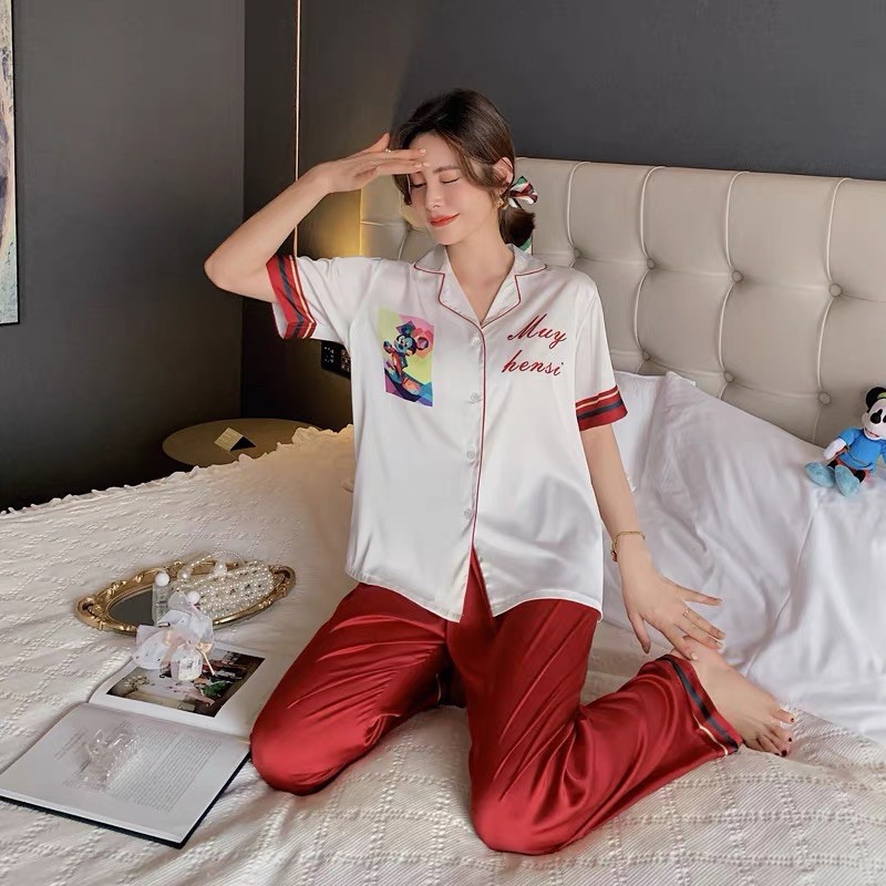 Đồ bộ mặc nhà ❣️ bộ ngủ pijama lụa cao cấp chất siêu đẹp | BigBuy360 - bigbuy360.vn
