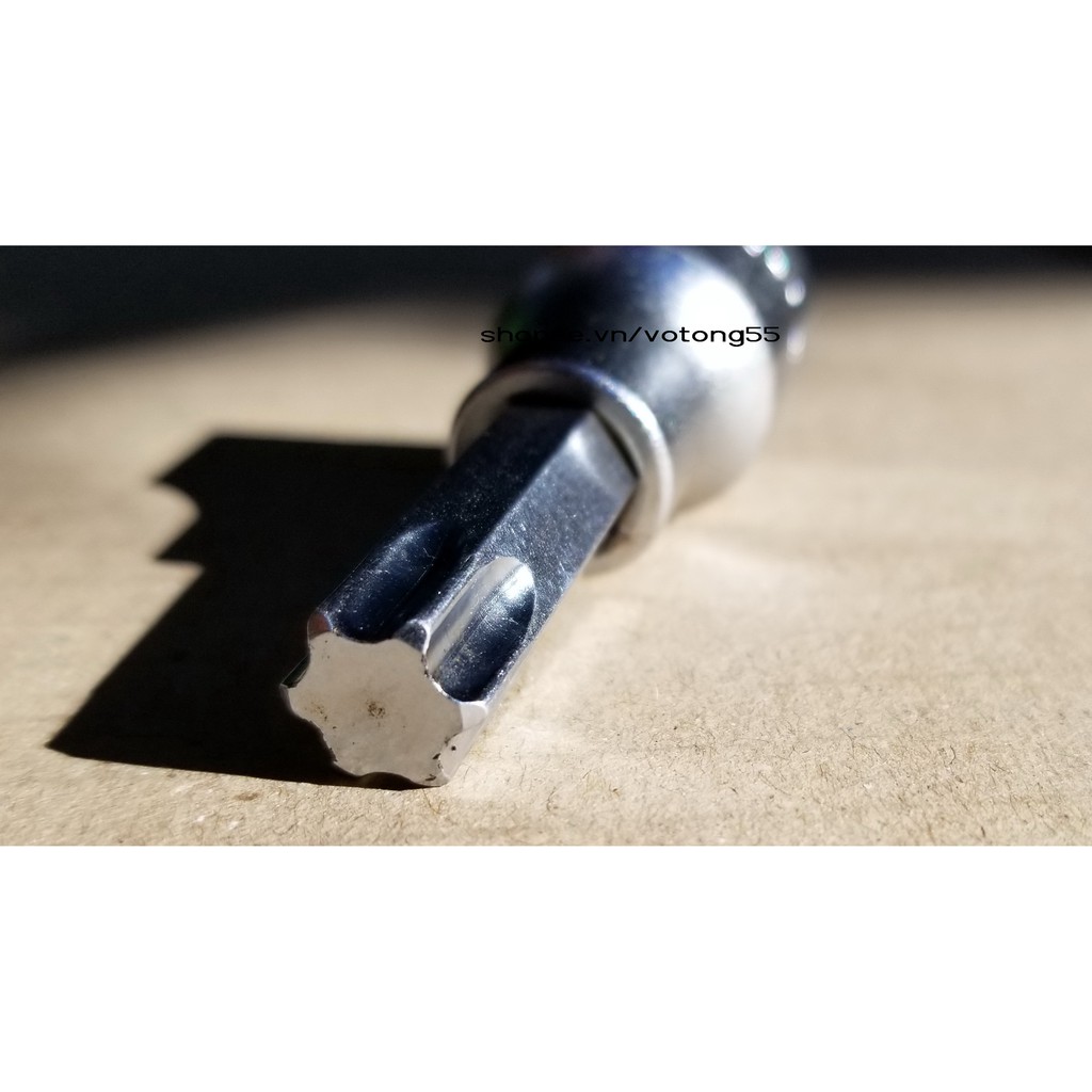 Đầu tuýp mũi sao 10mm - loại 1/2 dài 7cm  hàng bãi Nhật