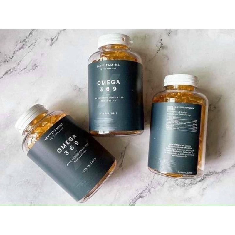 Viên Uống Bổ Sung OMEGA 3 6 9 Myvitamin 120viên Date 1/2026