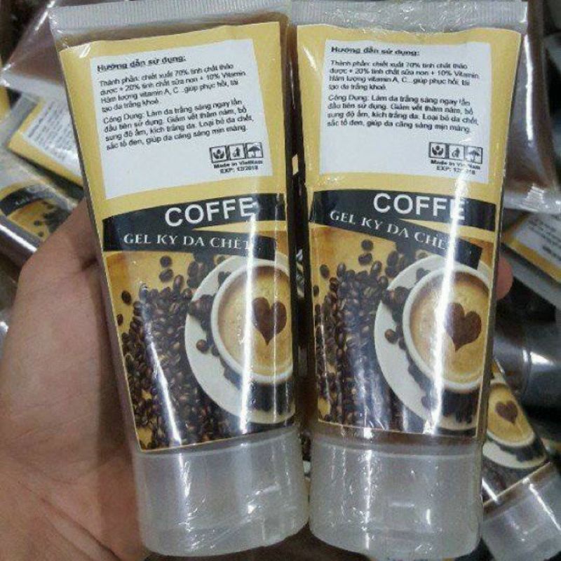 GEL TẨY TẾ BÀO CHẾT FACE VÀ BODY CAFE