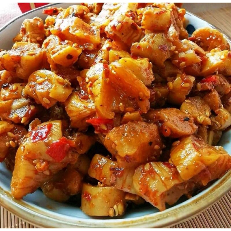 1 túi 2,5kg củ cải muối cay giòn Tứ xuyên