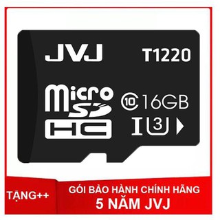 Thẻ nhớ JVJ 16G U3 Class 10 - thẻ nhớ 16G, BH 5 năm, 1 đổi 1, điện thoại android