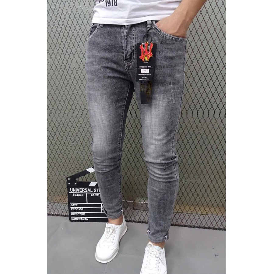 Quần Jeans Nam Wash Bạc Thời Trang 2STOREGLE Phong Cách Hàn Quốc