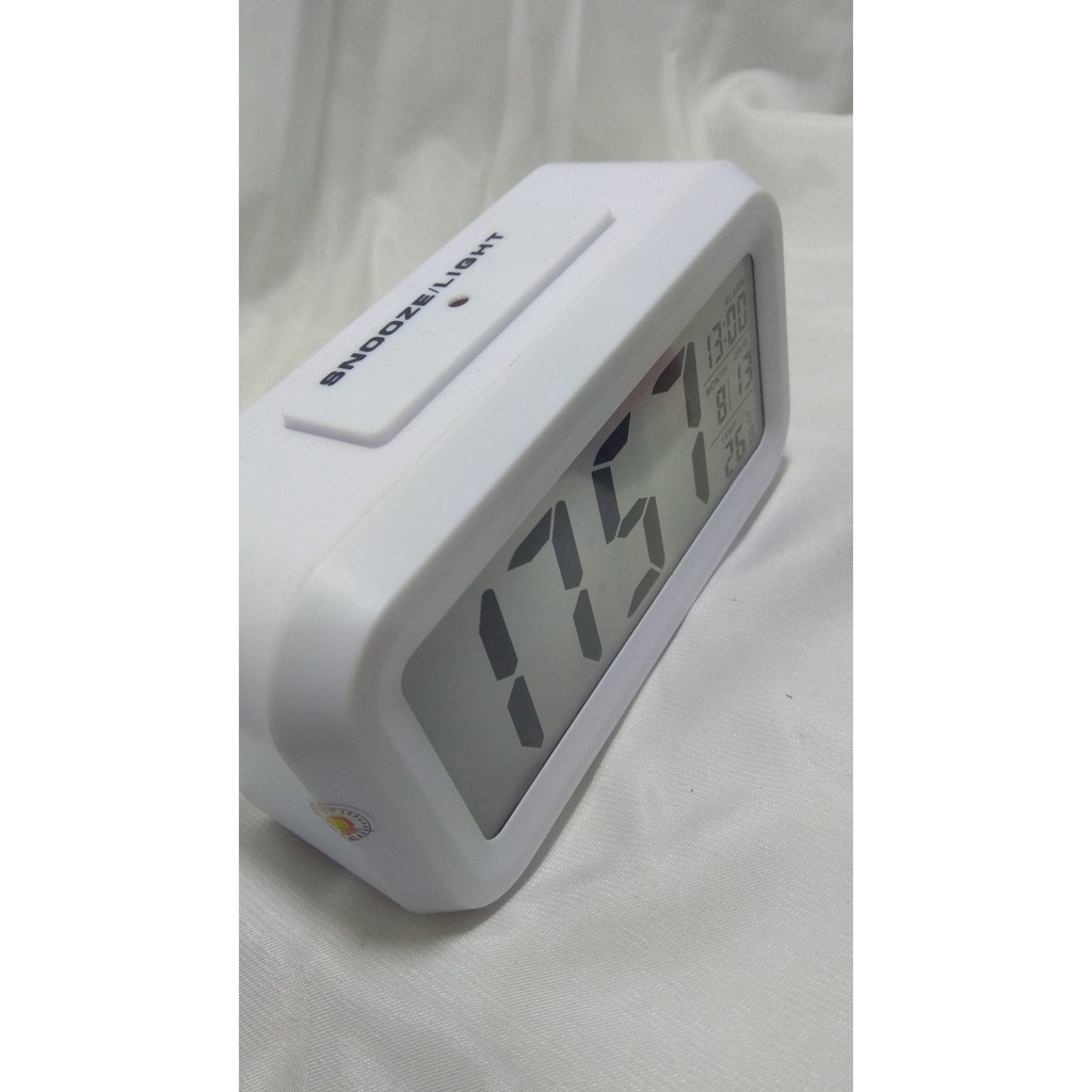 [P3114] Đồng Hồ để bàn nhỏ gọn, xem giờ, nhiệt độ, ngày tháng có Đèn sáng khi xem giờ ban đêm AW52