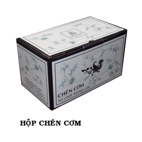 Bộ Hộp 10 Chén Cơm 11,5 cm Jasmine Chim Lạc, Minh Long I