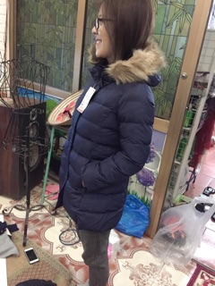 Áo phao Uniqlo kid (dáng dài)