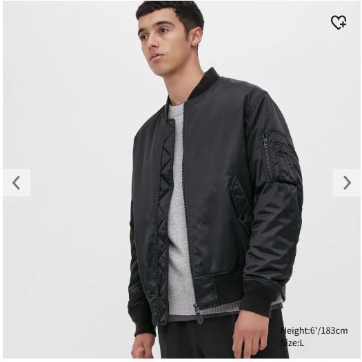 Áo Bomber xuất dư xịn hãng U.ni.qlo kiểu dáng Unisex trẻ trung ấm áp