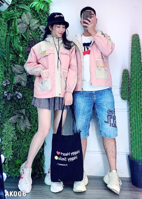 🌈𝐆𝐈𝐀́ 𝐗𝐔̛𝐎̛̉𝐍𝐆💢006 Áo Khoác Kaki - Hồng-Kem 2 Lớp Hàng Xuất Cao Cấp. Bomber Jacket Unisex | BigBuy360 - bigbuy360.vn