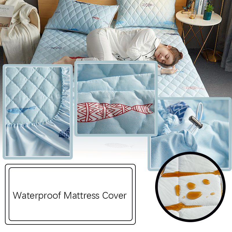 Tấm Trải Giường Bằng Xốp Dày Dặn Mềm Mại Chống Thấm Nước /