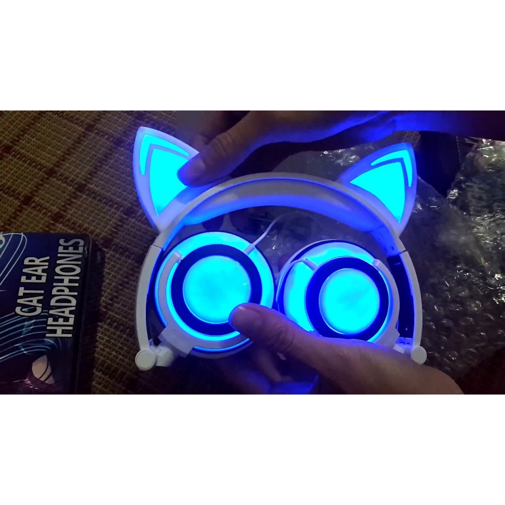 Tai Nghe Mèo Bluetooth Headphone Tai Mèo Dễ Thương Có Mic Âm Bass Mạnh Mẽ Và Dung Lượng Pin Khủng 400mAh | BigBuy360 - bigbuy360.vn