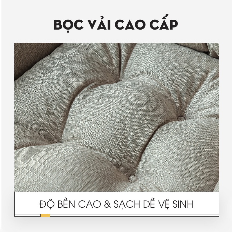 Đệm ghế ngồi bọc vải, đệm ghế văn phòng tựa lưng, thư giãn, làm việc lót bông êm ái