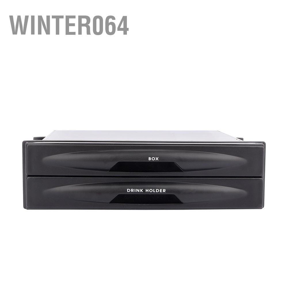 Đài Phát Thanh Din Đôi Kèm Hộp Đựng Mới Thông Dụng Cho Xe Hơi