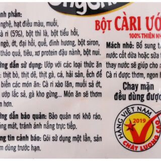 [HCM] Bột cà ri ướp Ông Chà Và gói 10g