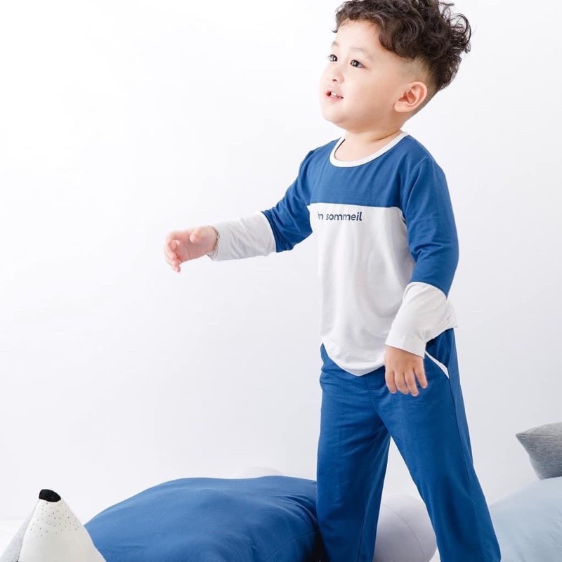 [3y-6y] Bộ dài tay kids Nudoux siêu mềm, mát