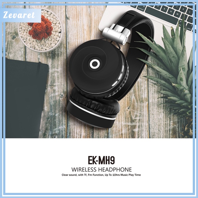 Tai Nghe Bluetooth 5.0 Không Dây Gấp Gọn Zevaret MH9 Cho IPad Điện Thoại