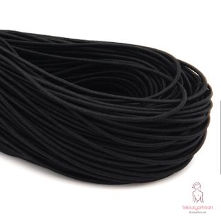 Cuộn Dây Thun Co Giãn Màu Trơn 3mm 10m