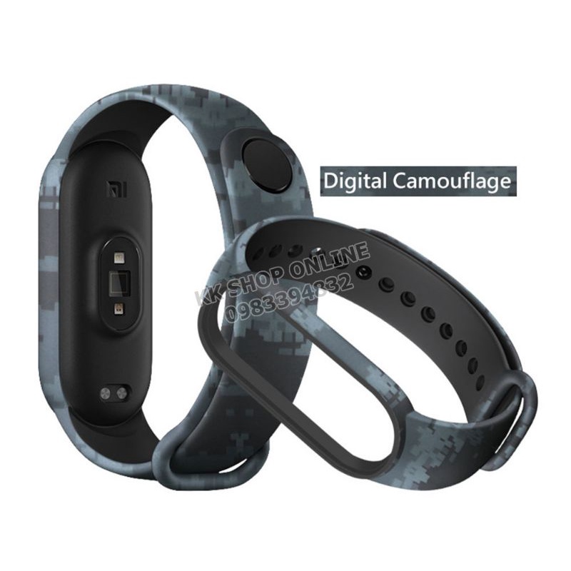 Dây đeo rằn ri thay thế cho Xiaomi Miband 3 Xiaomi Miband 4 Xiaomi Miband 5, Xiaomi Miband 6