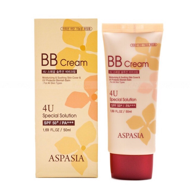 Combo 60 kem nền BB cream 4U Aspasia