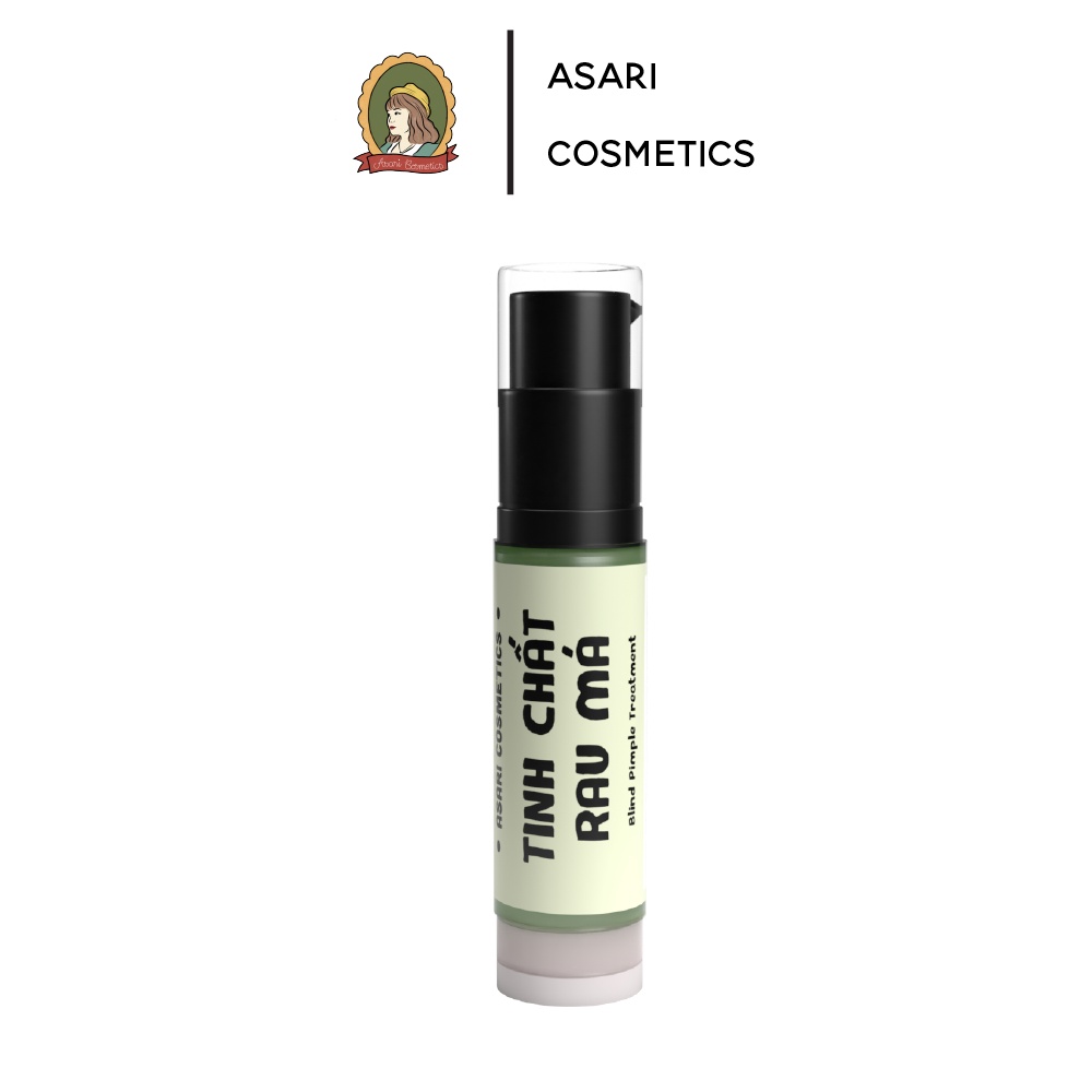 Tinh chất rau má Asari Cosmetics - chai chân không 10ml