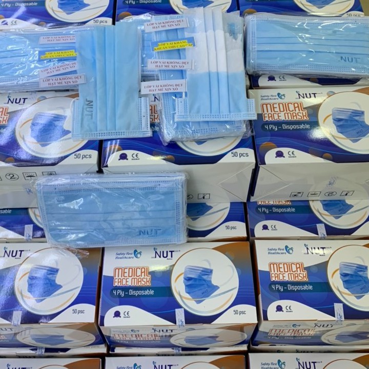 HỘP KHẨU TRANG Y TẾ KHÁNG KHUẨN NUT LỌC BỤI VÀ VI KHUẨN CHỐNG NƯỚC GIỌT BẮN SIÊU TIỆN LỢI