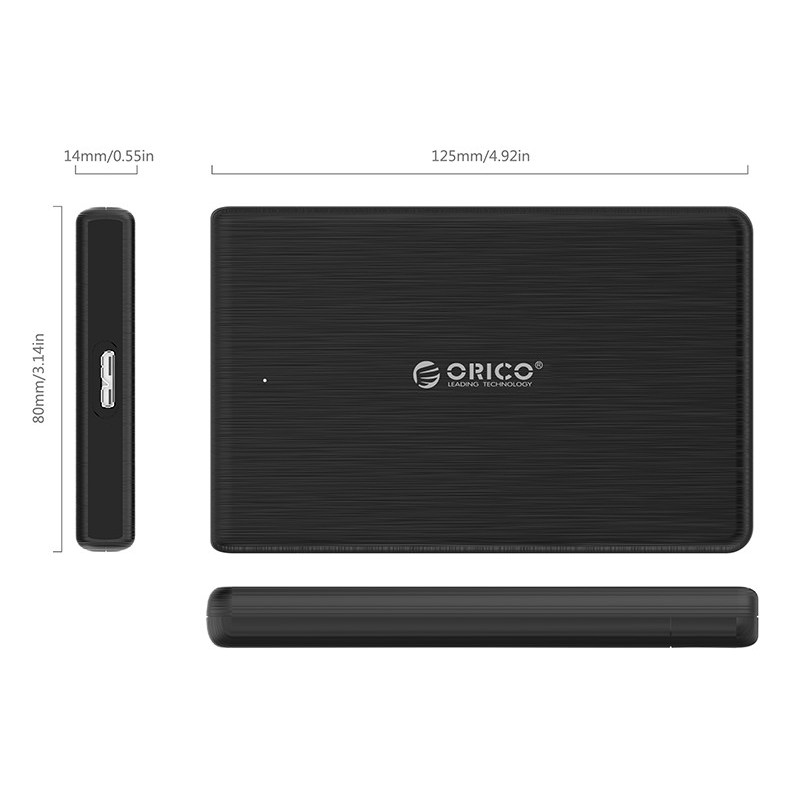 Box Ổ Cứng Orico 2189U3 2.5&quot; SSD/HDD USB 3.0- Nhà Phân Phối Chính Hãng