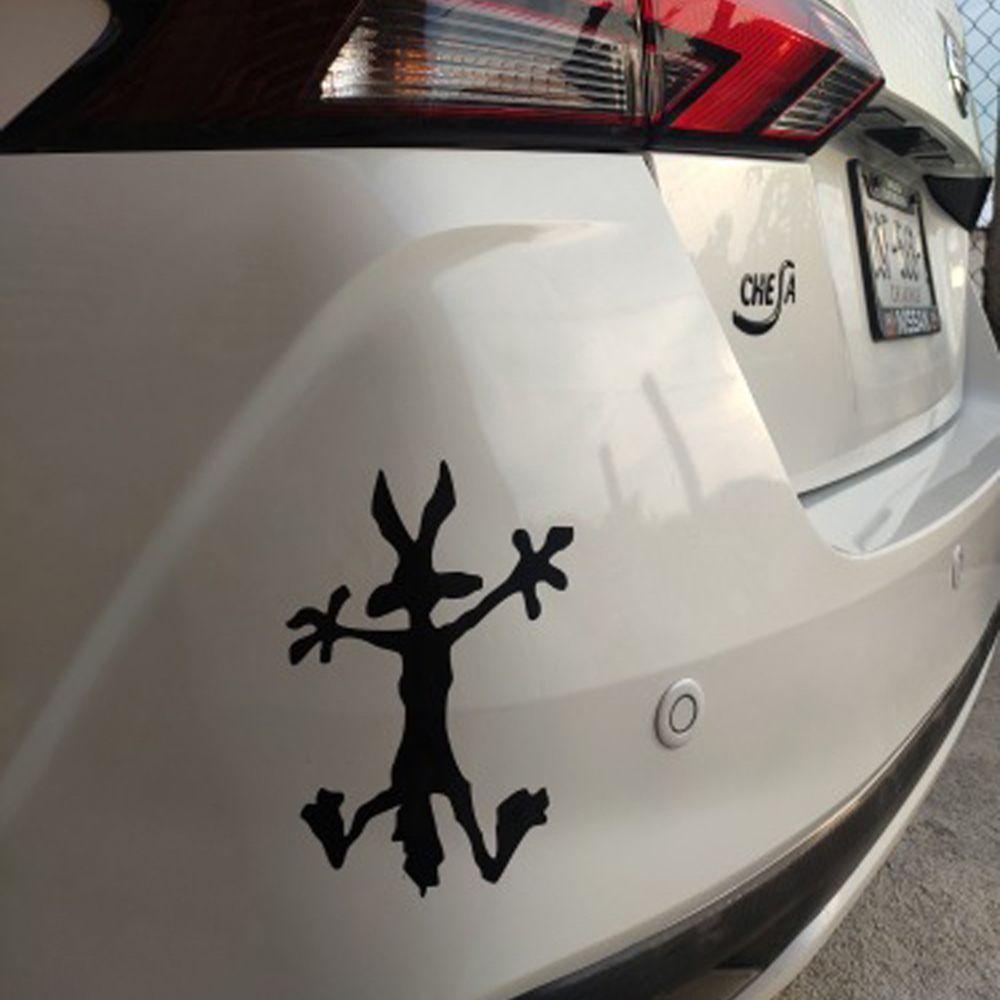 Sticker Dán Trang Trí Xe Hơi Hình Sói Cá Tính