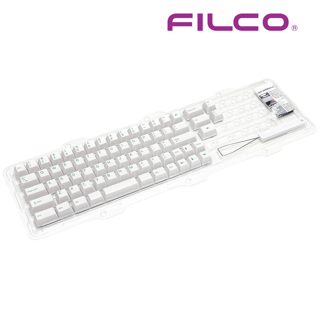 Keycap bàn phím cơ Filco High profile Doubleshot cho Minila - Một màu - Hàng Mỹ