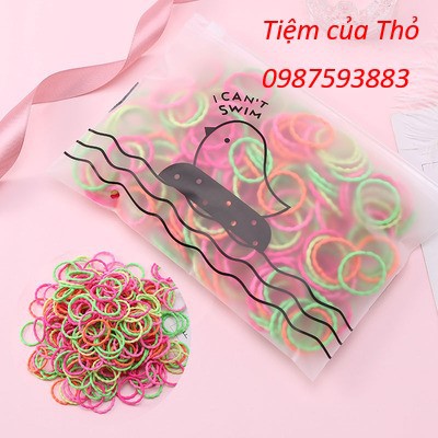 Set 50 dây buộc tóc nhiều màu cho nữ (PK16)