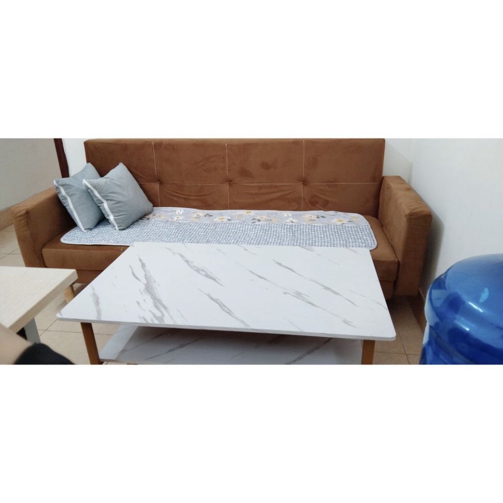 Bàn Trà Phòng Khách Kèm Ghế Sofa Giường Mã B012 Nội Thất Gia Đình Tặng 2 Gối Và Khăn Trải (HÀNG MỚI VỀ) | BigBuy360 - bigbuy360.vn