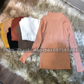 Áo len cổ lọ