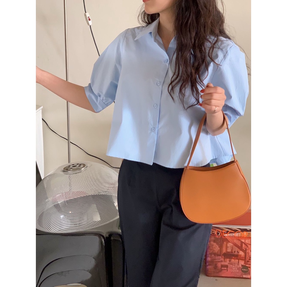 Áo Sơ Mi Tay Ngắn Dáng Rộng Phong Cách Thời Trang Hàn Quốc 2022