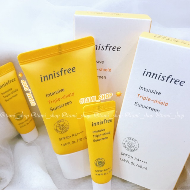 Kem Chống Nắng Innisfree Intensive Triple shield Sunscreen