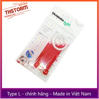 Bàn Chải Kẽ Răng type chữ L Okamura Nhật Bản cao cấp chuyên dụng cho Người Chỉnh Nha