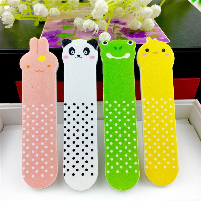 Set 10 Dũa Móng Tay Mini Họa Tiết Động Vật Đáng Yêu