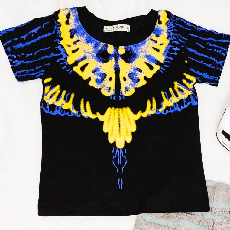 Áo thun đôi cánh đại bàng -đen