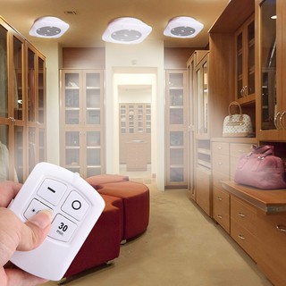 Bộ 3 Đèn Led Gắn Tường Dùng Pin Không Dây