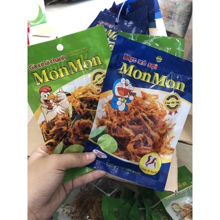 Mực Xé Sợi / Gà xé sợi MON MON gói 20g