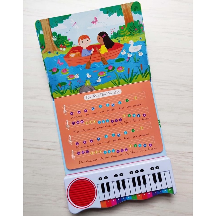 Row, Row, Row Your Boat - Piano Books giúp bé học Đàn PIANO