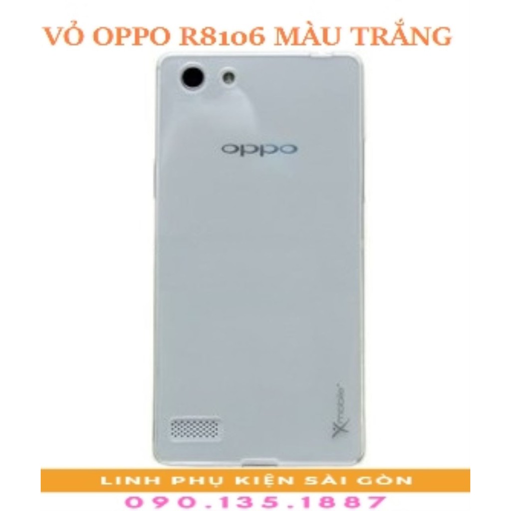 VỎ OPPO R8106 MÀU TRẮNG