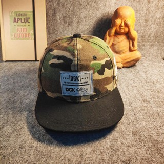 Mũ snapback trẻ em 3-8 tuôi DJK rằn ri