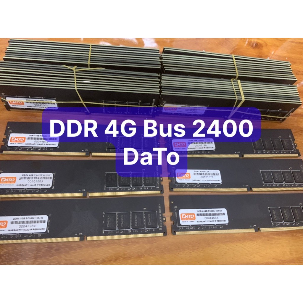 DDR4 Ram 4G PC - Bus 2400 Hiệu Dato - Vi Tính Bắc Hải